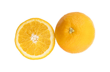 Orange slice isolated on white background