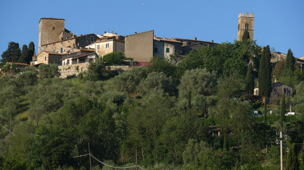 Fototapeta premium Borgo medievale in Toscana