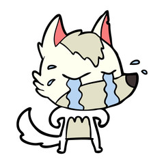 cartoon crying wolf