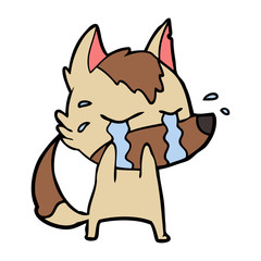 cartoon crying wolf