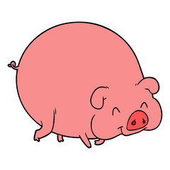 cartoon pig