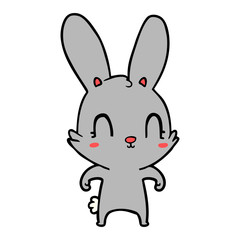 cute cartoon rabbit