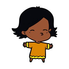 cartoon woman