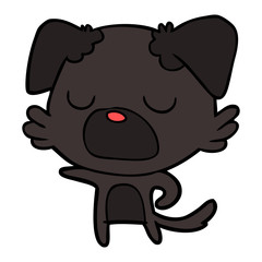 Obraz premium cartoon dog