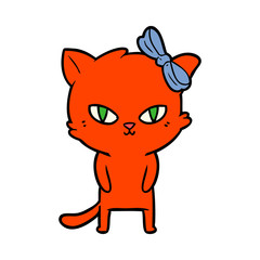 cute cartoon cat