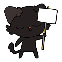 cute cartoon dog
