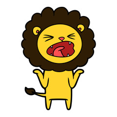 cartoon lion