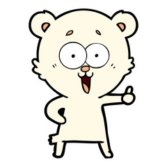 laughing teddy  bear cartoon