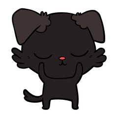 Obraz premium cute cartoon dog