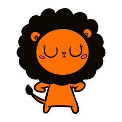 cartoon lion