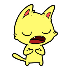 talking cat cartoon