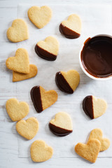 heart shaped cookies
