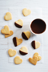heart shaped cookies