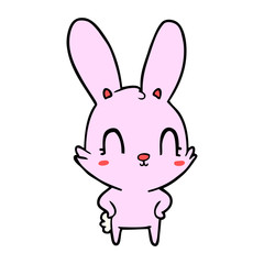 cute cartoon rabbit