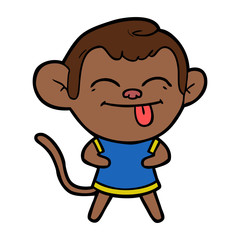 funny cartoon monkey