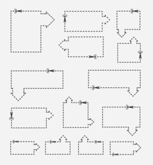 Fototapeta premium Coupon border