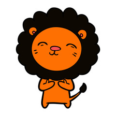 cartoon lion