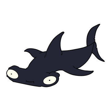 Cartoon Hammerhead Shark