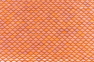 Roof tiles orange are pattern for art