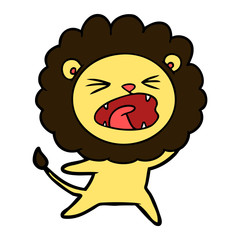 cartoon lion