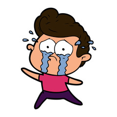 Obraz premium dancing crying man