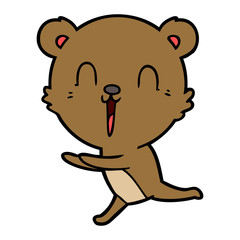 Obraz premium happy cartoon bear