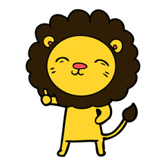 cartoon lion