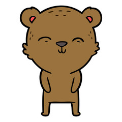 Obraz premium happy cartoon bear
