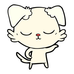 cute cartoon dog