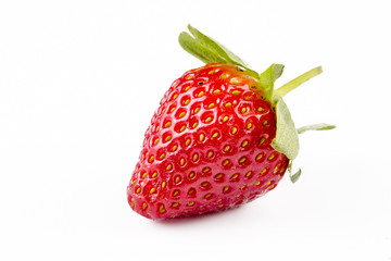 Beyaz Fon üzerinde Çilek