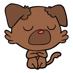 Fototapeta premium cartoon dog