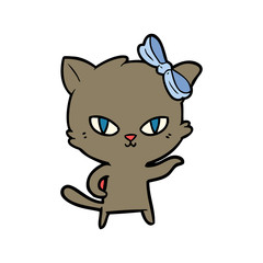 cute cartoon cat