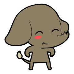 cute cartoon elephant