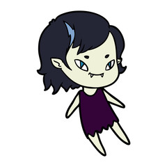 cartoon friendly vampire girl