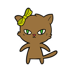 cute cartoon cat