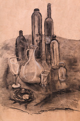 Still life with jug