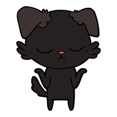 cute cartoon dog