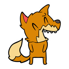 laughing fox cartoon