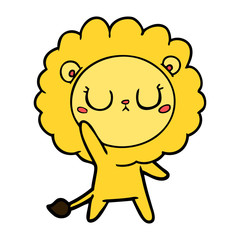 cartoon lion