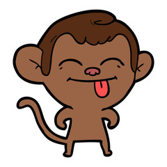 funny cartoon monkey