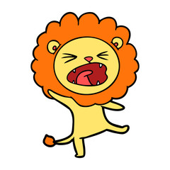 cartoon lion
