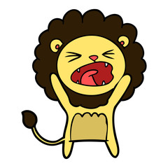 cartoon lion