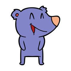 laughing bear cartoon