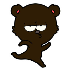running bear cartoon
