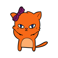 cute cartoon cat