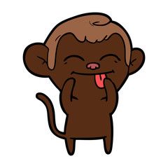 funny cartoon monkey