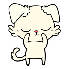 cute cartoon dog