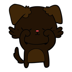 cute cartoon dog
