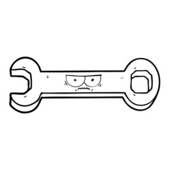 cartoon spanner