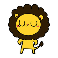 cartoon lion
